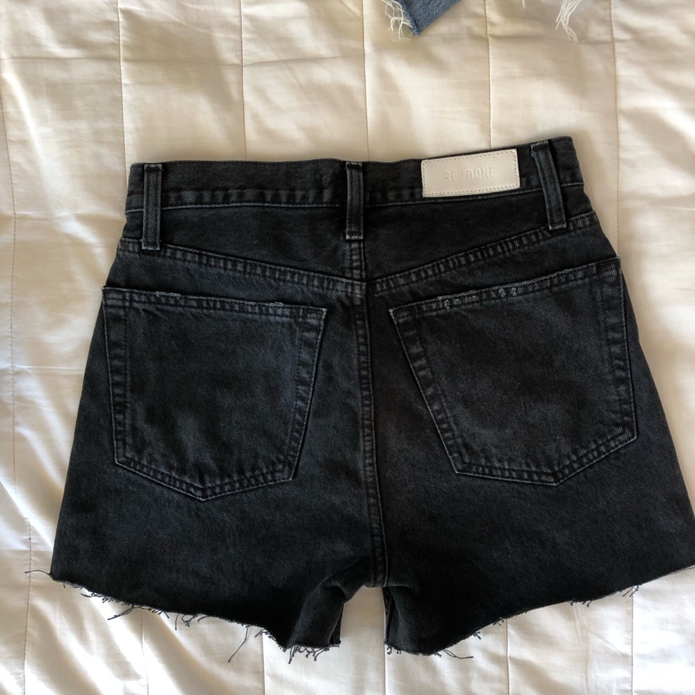 Re/Done High Rise Shorts - Picture 2 of 3